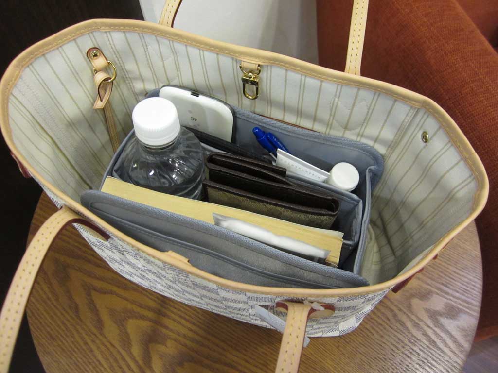 Purse Organizer Insert for Louis Vuitton Neverfull PM (Photo) | CloverSac