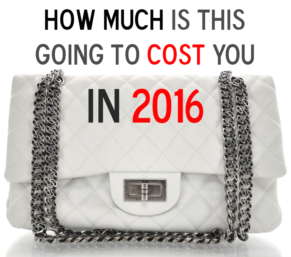 Chanel price increase 2016 | CloverSac