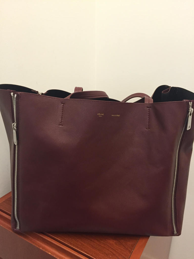 celine leather travel bag